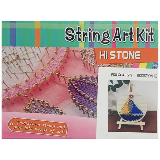 Детский набор для творчества стринг-арт "Корабль" Bambi YG0115(28338) деревянная основа - фото 1