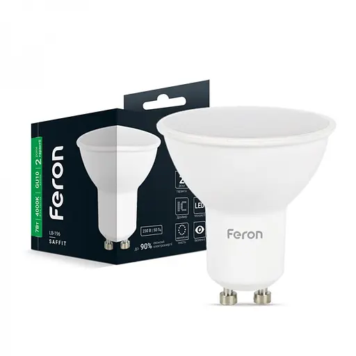 Лампа светодиодная Feron LB-196 MR16 GU10 230V 7 Вт 4000K (25817)