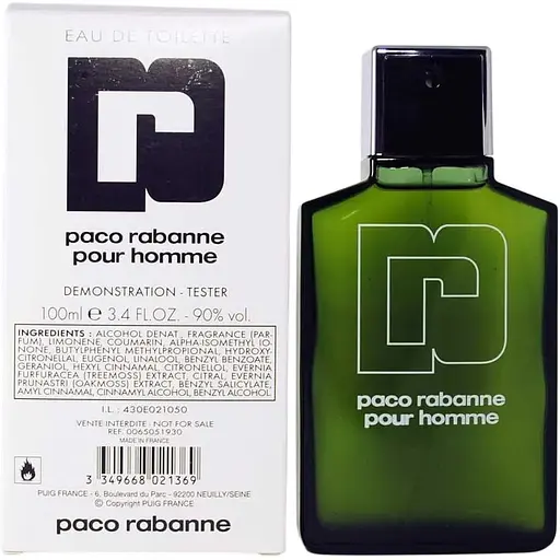 Туалетная вода тестер Paco Rabanne Pour Homme 100 мл - фото 1
