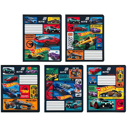 Набір зошитів Kite 12 арк., лін., софт тач + УФ лак, 25 шт. (HW26-234) - фото 1