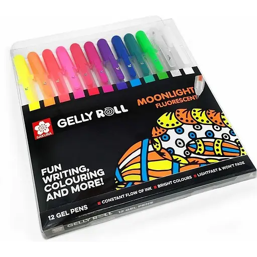 Набор гелевых ручек Sakura Moonlight 12цв. - фото 6