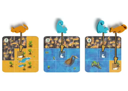 Настольная игра Geekach Games Спасай котов (Race to the Raft) (укр.) (GKCH208rt) - фото 5