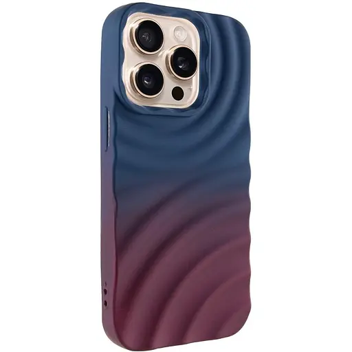 Чохол Epik TPU ColorWave для Apple iPhone 15 Pro Max 6.7 Navy Blue/Plum - фото 1