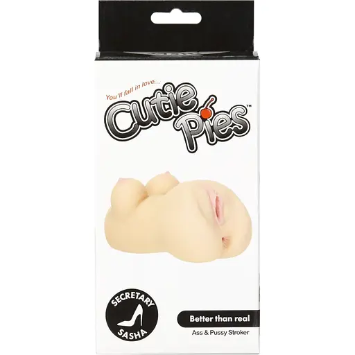 Мастурбатор-вагіна та попка Cutie Pies Secretary Sasha Vagina&Ass Masturbator - фото 6