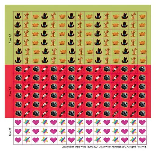 Лабиринты с наклейками "Живи в стиле рок!" Тролли 1249010, 450 наклеек - фото 3