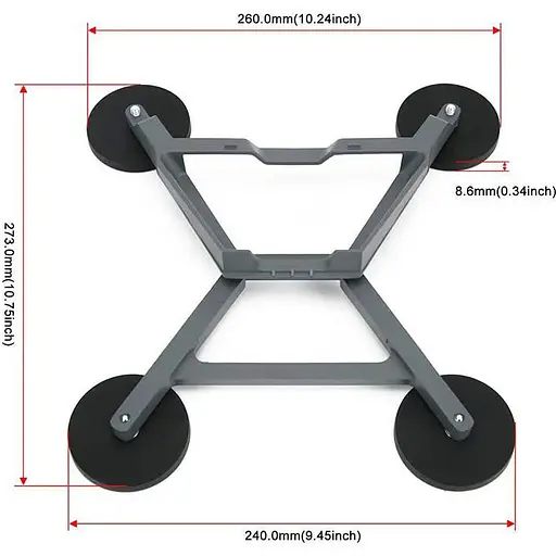 Магнитное крепление Starlink Mini надежное на крышу автомобиля - фото 6