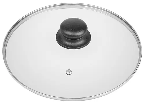 Кришка скляна для сковорідки BRAVO CHEF 22см (BC-9300-22) - фото 1