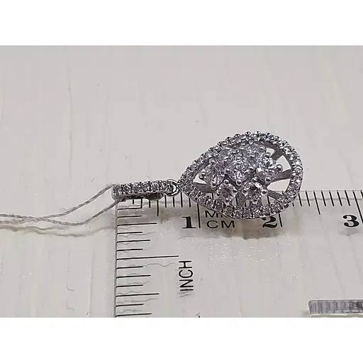 Срібна підвіска Filligrana з фіанітами. 21624698 - фото 4