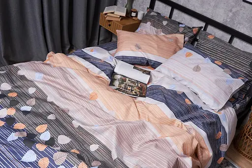 Пододеяльник Moon&Star Микросатин Premium Autumn Glow King Size 220x240 см - фото 5