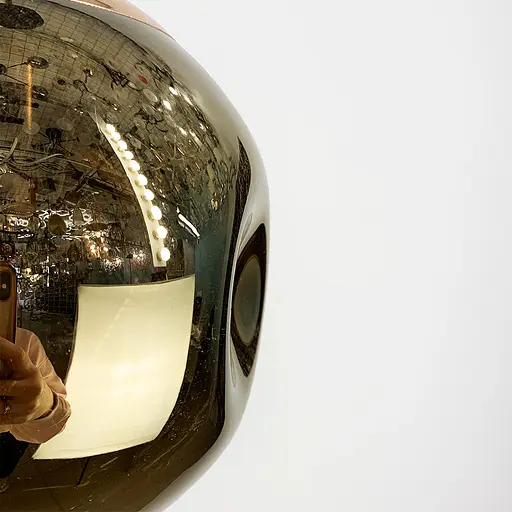 Підвіс із золотим "мятим" плафоном Line.F 0685 GD  - фото 5