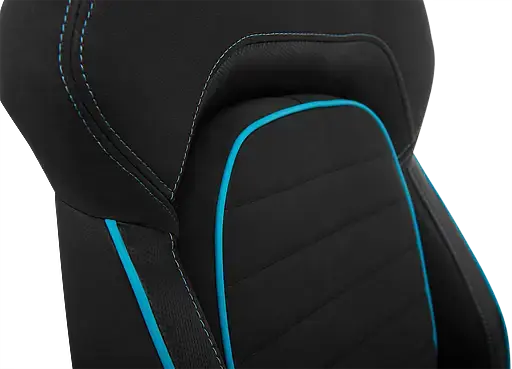 Геймерское кресло GT Racer черное с синим (X-2569 Black/Blue) - фото 7