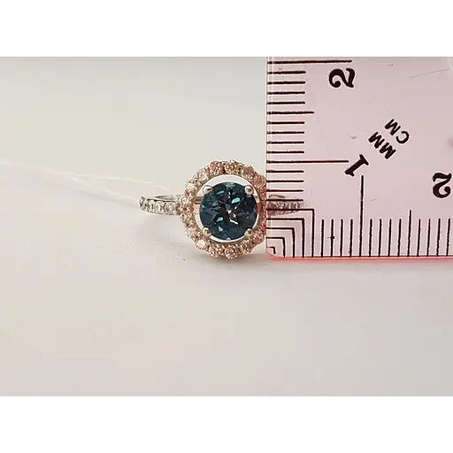 Срібне кільце Агні Ярина з топазом. 1596/9р-TLB 16 - фото 5