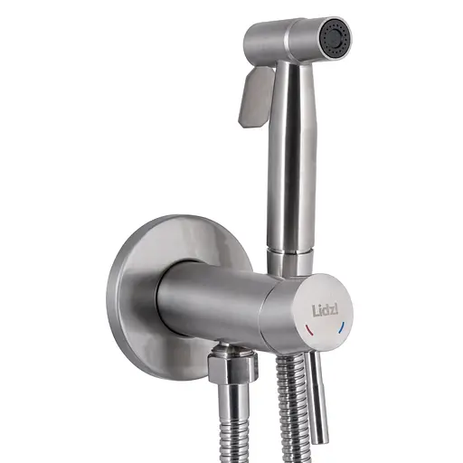 Набор гигиенического душа скрытого монтажа Lidz Aria 111 Nickel LDARI111NKS46105 круглый, Нержавеющая сталь - фото 3