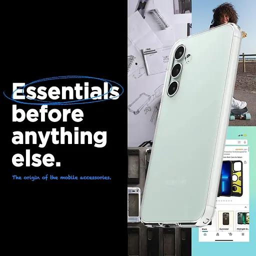 Оригинальный силиконовый чехол Spigen Liquid Crystal Flex Original для Samsung Galaxy S23 (6.1") ACS05708 - фото 3