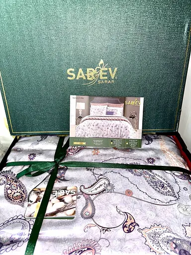 Постельное белье Ikarus Lila Шелк+Сатин Делюкс Sarev pbe0051724 - фото 2