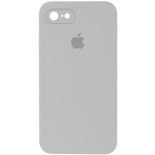 Чехол Epik Silicone Case Square Full Camera Protective AA для Apple iPhone 7/8/SE 2020 4.7 Серый/Light Grey - фото 1