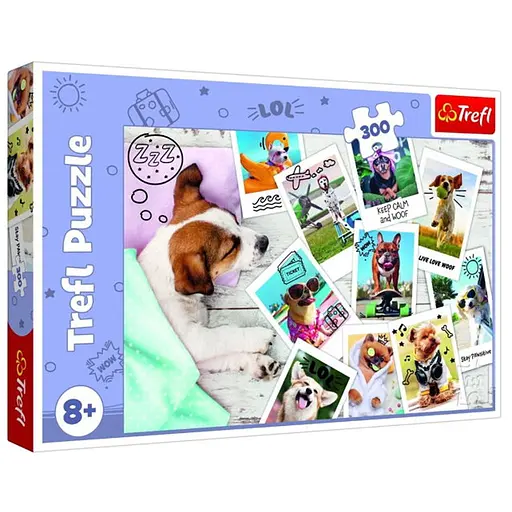 Пазл Trefl Летние картинки Собачки коллаж 300 эл. (23003) - фото 1