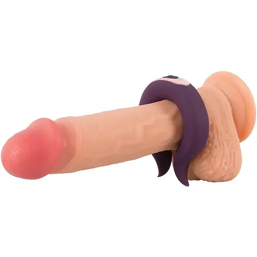 Ерекційне кільце Couples Choice 8.7 см фіолетове - фото 6