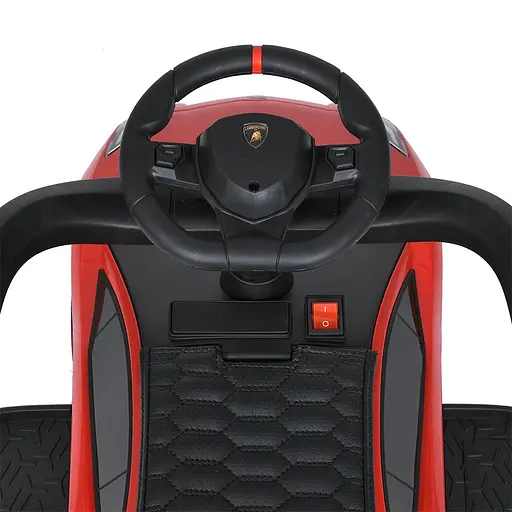 Каталка-толокарь Bambi Lamborghini с музыкой и светом красный - фото 5