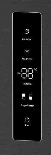 Холодильник Gorenje с нижней морозильной камерой, 200х60х60 см, 2 двери, 238(98) л, А+, NF+, зона освещения, внешний дисплей, черный - фото 4