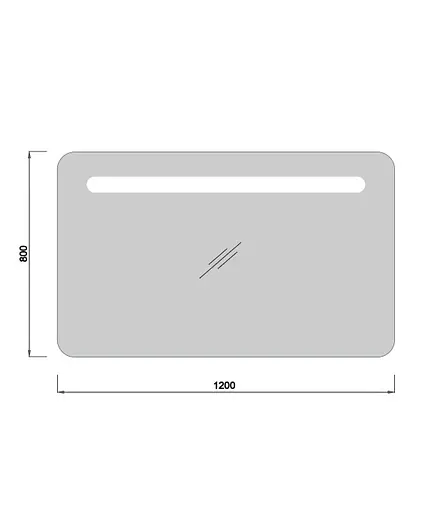 Зеркало Мойдодыр Baki 120х80 с LED-подсветкой - фото 4