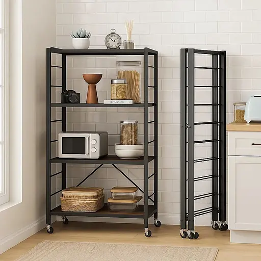 Стелаж Costway Scooby складаний в стилі Loft - фото 3