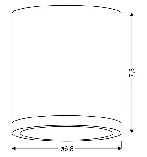 Точковий світильник Candellux 2273624 TUBA - фото 4