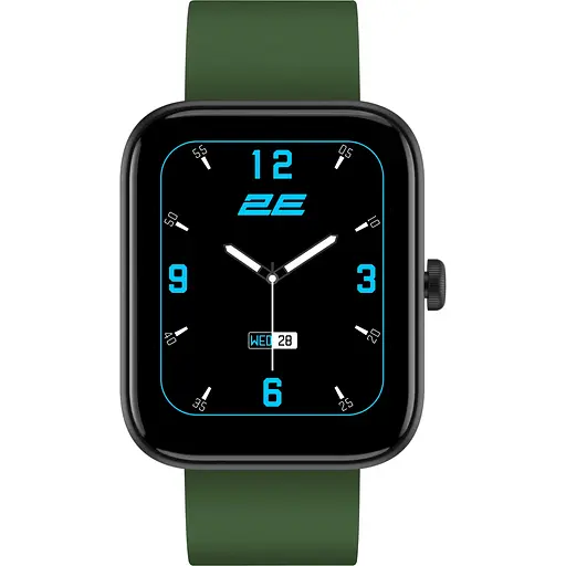 Смарт-годинник 2E Alpha SQ Music Edition 46mm Black-Green (2E-CWW40BKGN) - фото 4