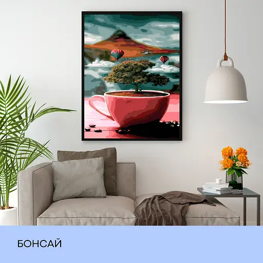 Набор для росписи по номерам "Бонсай" 40*50 см. IDEA2-GX41281 - фото 3