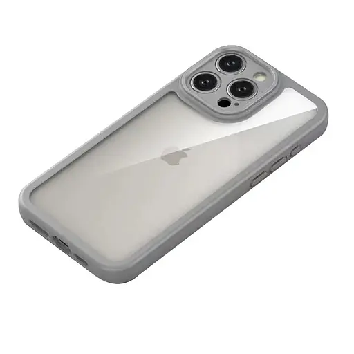 Чохол Epik TPU Transparent + Colour 1.5 мм для Apple iPhone 11 Pro Max 6.5 Grey - фото 3