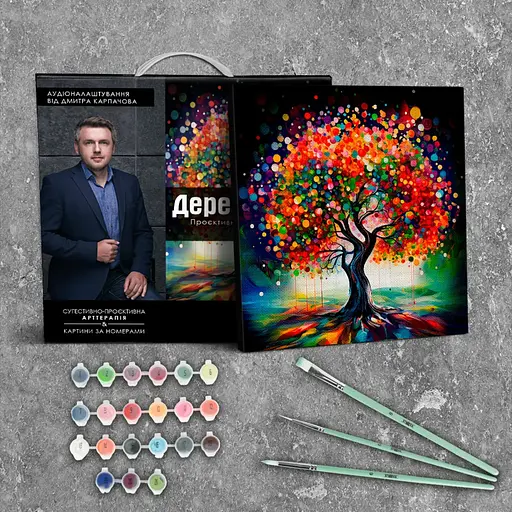 Картина за номерами " Дерево перемен" AV40х502 - фото 2