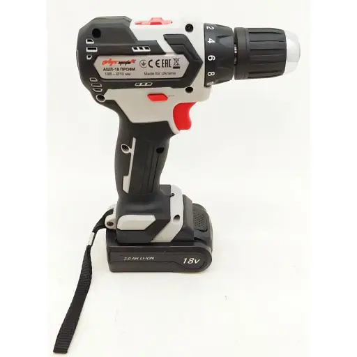 Шуруповерт бесщеточный Луч Профи АШЛ-18 Profi кейс 2 Ah 18 В 2 АКБ и ЗУ 30412 - фото 7