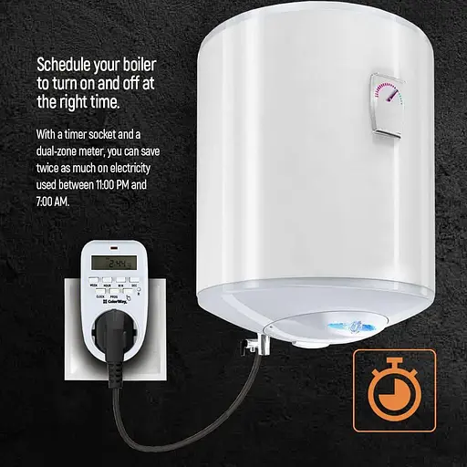 Таймер-розетка СolorWay 16A 3680W електронний тижневий 7D (CW-STE01-7D) - фото 12