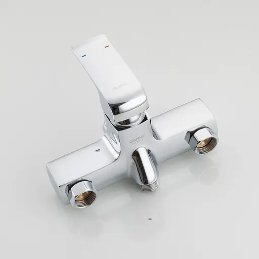 Смеситель для ванны длинный плоский излив хром Ø35 Gappo Aventador 1/8 G2250-8 Хром - фото 3