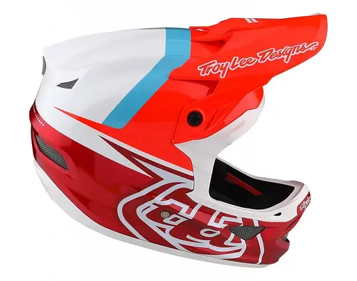 Велошолом Troy Lee Designs D3 Fiberlite Slant L Red (1106-198744014) - фото 3