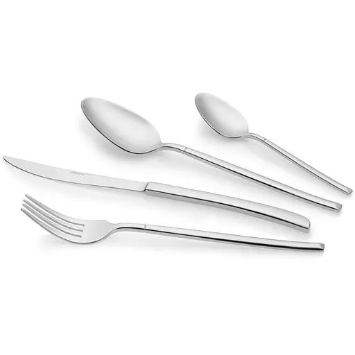 ARDESTO Набір столових приборів Black Mars Monza 24 пр., нержавіюча сталь