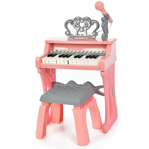 Синтезатор, 328-26-27, 25 клавіш, зі стільчиком, мікрофоном, інтерактивний (В асортименті)