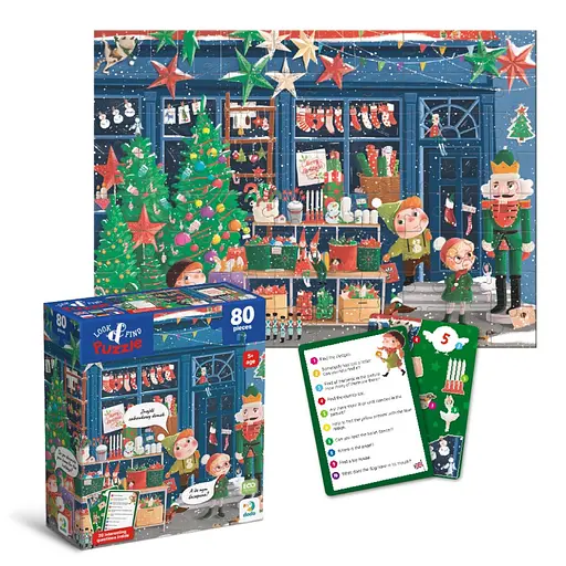 Детский пазл Ищи и находи "Зимние праздники" DoDo Toys 300663, 80 элементов - фото 2