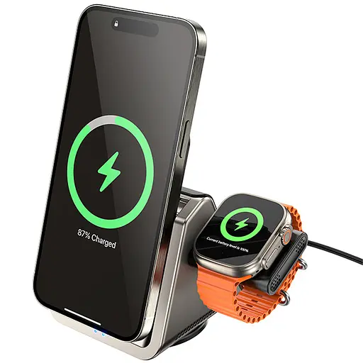 БЗУ Borofone BQ30 Wide 3in1 15W - фото 3