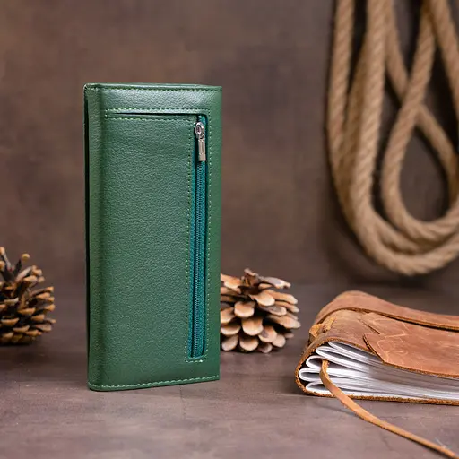 Кошелек на магнитах с клапаном женский ST Leather 18.5х9х2 см acs0029679 - фото 9