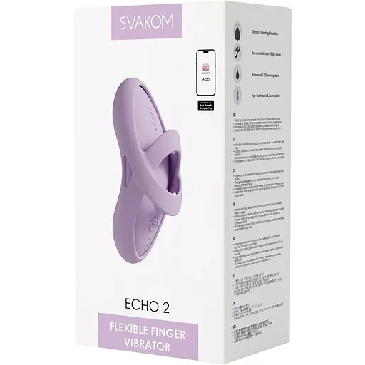 Клиторальный вибратор Svakom Echo 2 Pink Lilac - фото 7