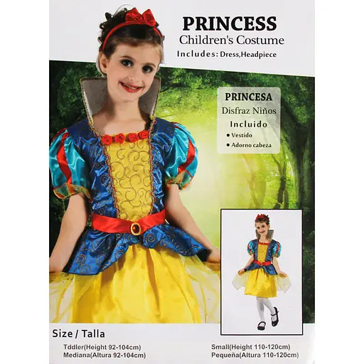 Карнавальный костюм для девочки Devilon Белоснежка 110-120 см (091052B) - фото 2