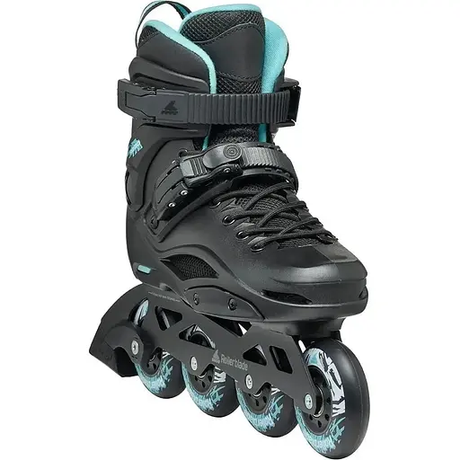 Ролики Rollerblade RB 80 W 40.5 Black/Light blue (1012-07400600-774-260) - фото 4