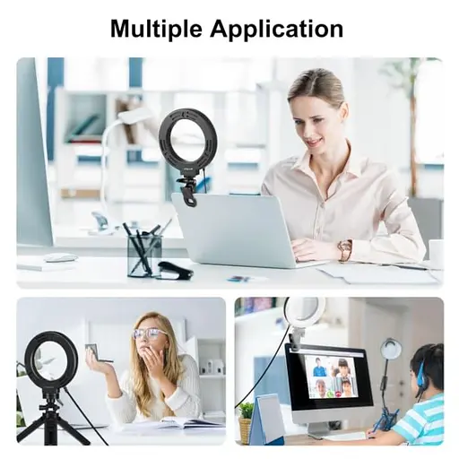 Кільцева USB LED лампа Puluz PU568B 6.2" - фото 6