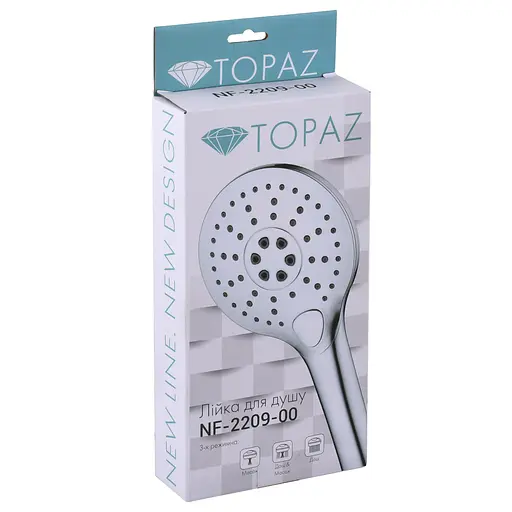 Ручной душ Topaz NF-2209-00, Хром - фото 4