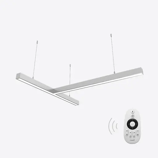 Керований світлодіодний світильник X-LED 80ВТ Т-подібний (840*815*43) LSNT-80d - фото 1