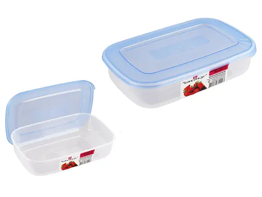 Контейнер для пищевых продуктов овальный 0.5л по 2 шт. в уп. - фото 2