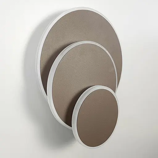 Стельовий або настінний світильник-трансформер на три кола Line.F 8663/3Y CF (круг) - фото 7