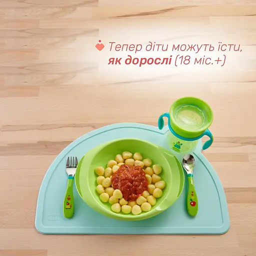 Набор Chicco: ложка и вилка, из нержавеющей стали, 18м+, синий (16102.20.00) - фото 6