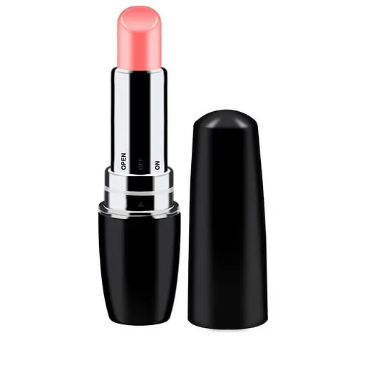 Мини-вибратор «Помада» для клиторальной стимуляции 4 см Черный - фото 1